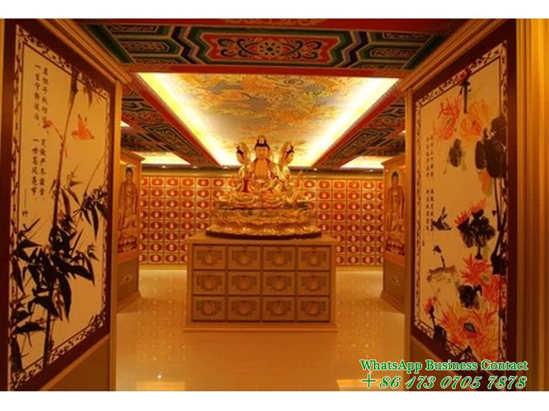 마을 유골당 유골 보관대 이미지